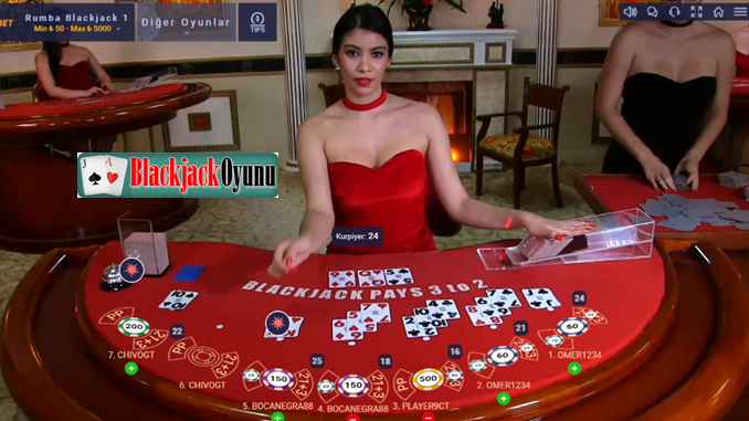 Canlı Blackjack Oyunu